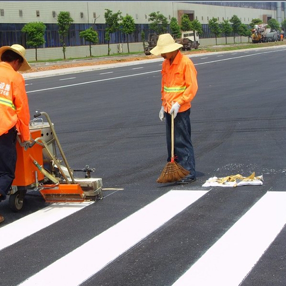 固原固原道路斑马线施工,斑马线划线,道路斑马线