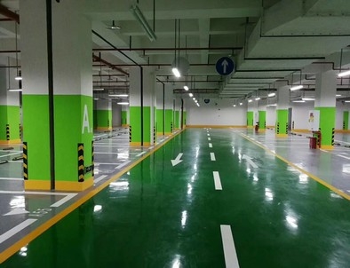固原固原停车场标线施工